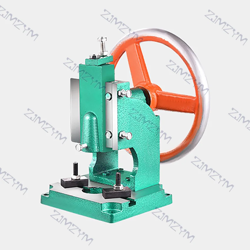 0.5T Industrial Manual Punch Machine Desktop Disc Hand Punching Machine Micro Manual Punch Press Steering Wheel Punch 195*175mm