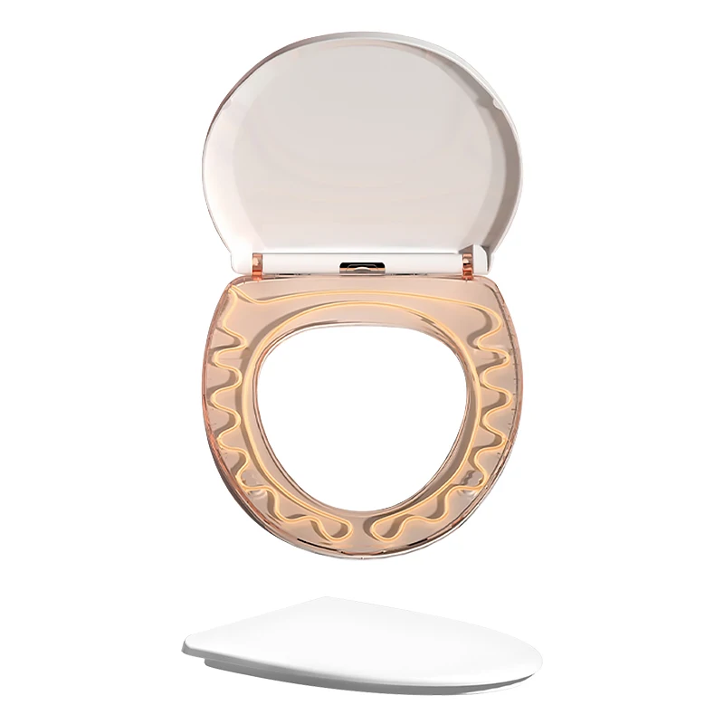 

Intelligent Library Modern Toilet Seat V Shape Round Shape Removable Heating Toilet Seat Temperature Adjustable Toilet Seat Bath