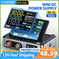 FNIRSI DPS-150 Laboratory DC Power Supply CNC Adjustable 30V 5A Digit Display Mini Portable Regulator Switching Power Supply