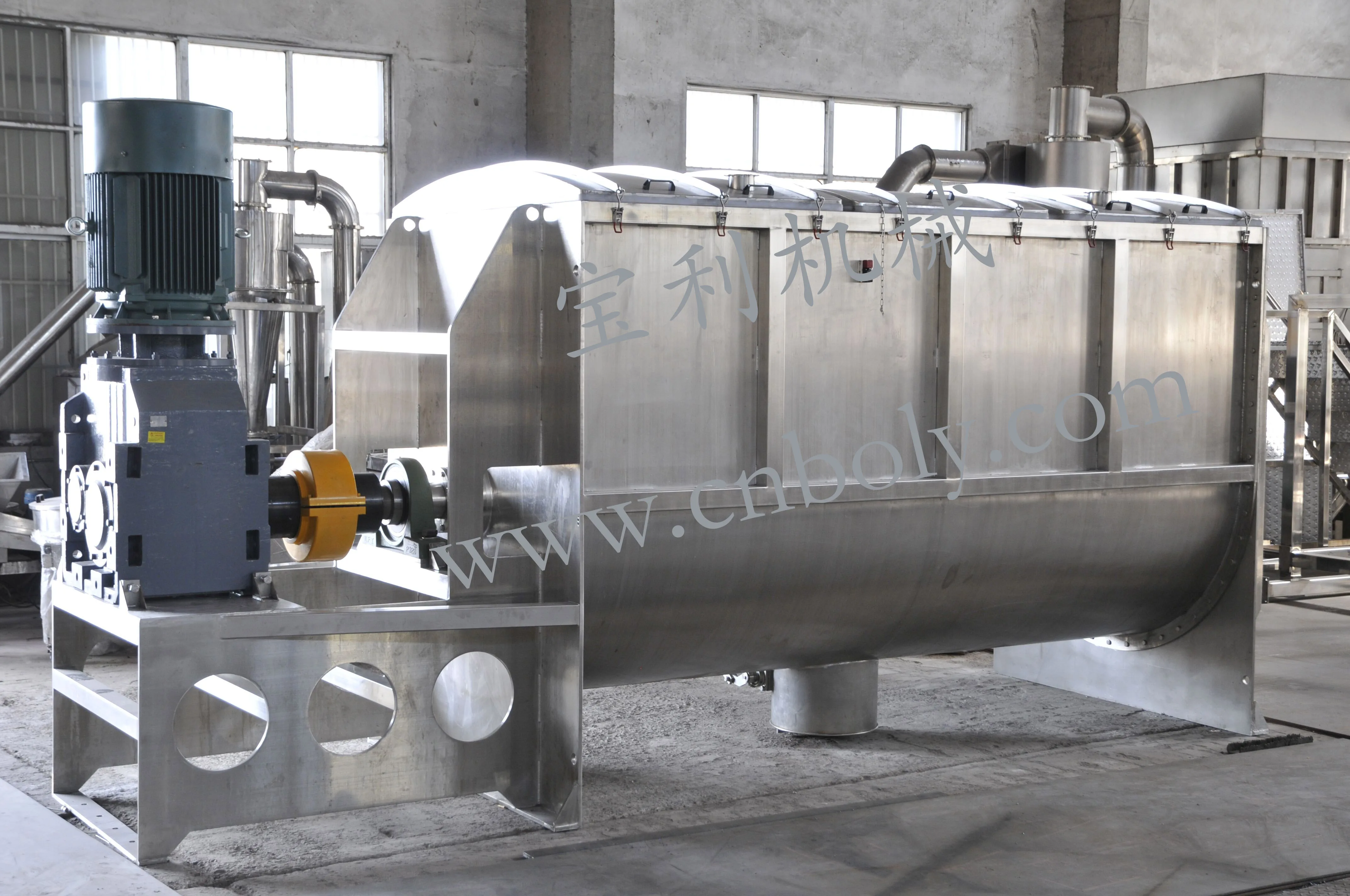 Industrial Powder Mixer Ribbon Blender Garlic Salt Mixing Machine Dry Powder Mixing Machine