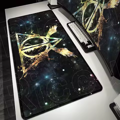 Large Desk Mat Harry Potter Anime Mouse Pad 30x80cm Gaming Laptops Antislip Carpet Mausepad Computer Office Accessories Mousepad