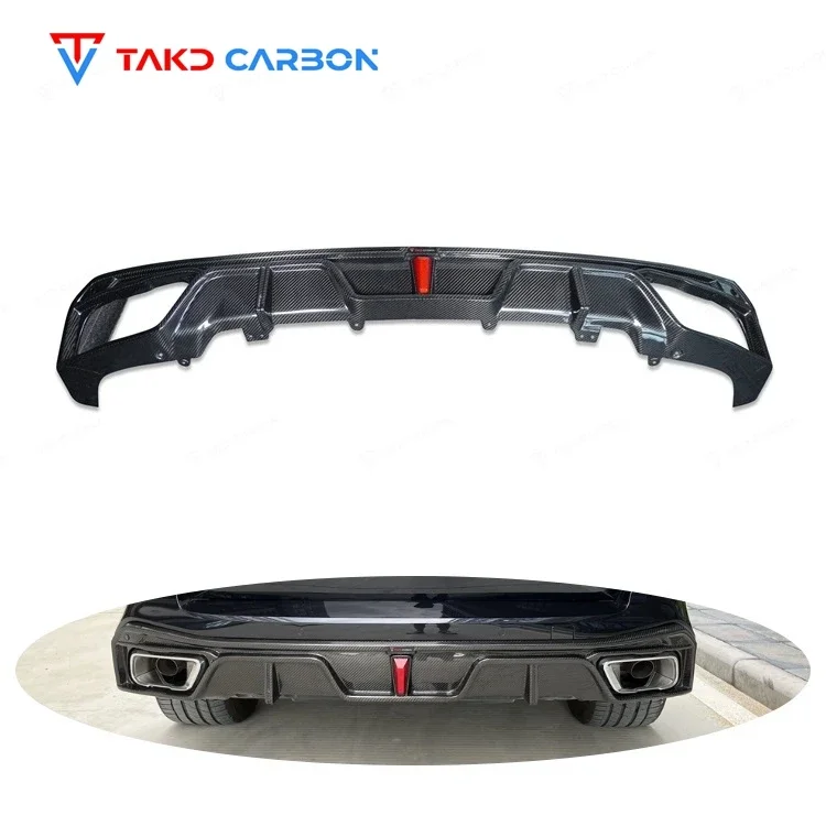 Dry Carbon Fiber Car Bumper Rear Bumper Diffuser Rear Diffuser Car Accessories Replace For Bmw G05 X5 2022 Rear Lip