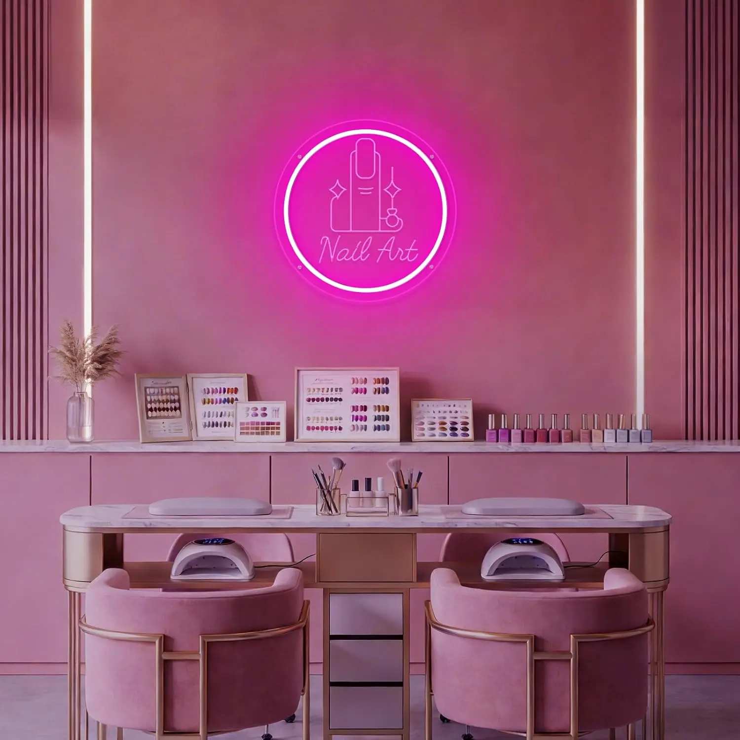 Nail Neon Sign Business Art Wall Light Spa Beauty Room Neon Light Makeup Studio Bedroom Decorations neon personnalisé Gift