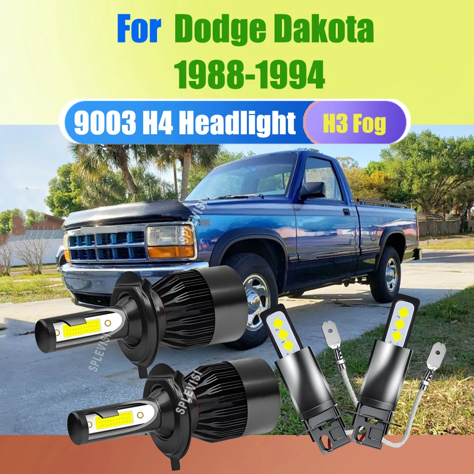 H4 H3 Led White Hea… - image