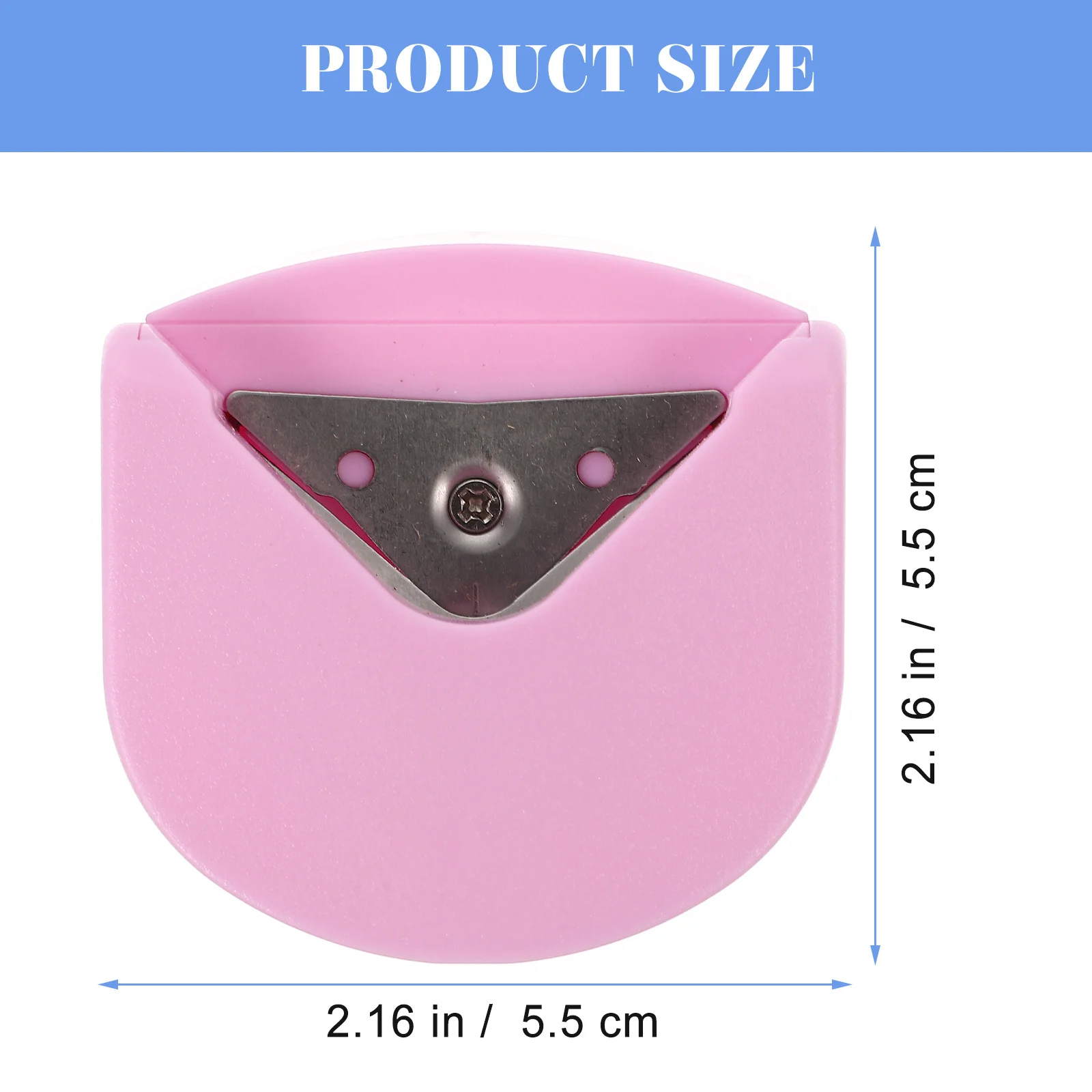 2Pcs Paper Corner Rounder Round Corner Punch for Pictures DIY Projects Humanized Design Smooth Cutting Lightweight Portable