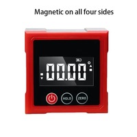 Electronic Digital Angle Dipmeter Gradient Measuring Four Sided Level Protractor Inclinometer Magnetic Level Meter