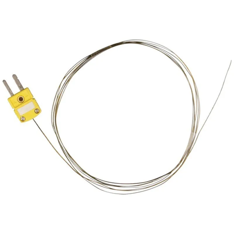 Piccolo spazio T/K tipo 0,08 mm, misurazione della temperatura ultrafine, filo per termocoppia