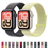 Nylon Loop for Apple Watch Band S11 42mm 46mm 40mm 44mm 45mm 41mm Smart Belt Bracelet for IWatch 49mm 11/10/9/8/7/6/SE/5/4 Strap