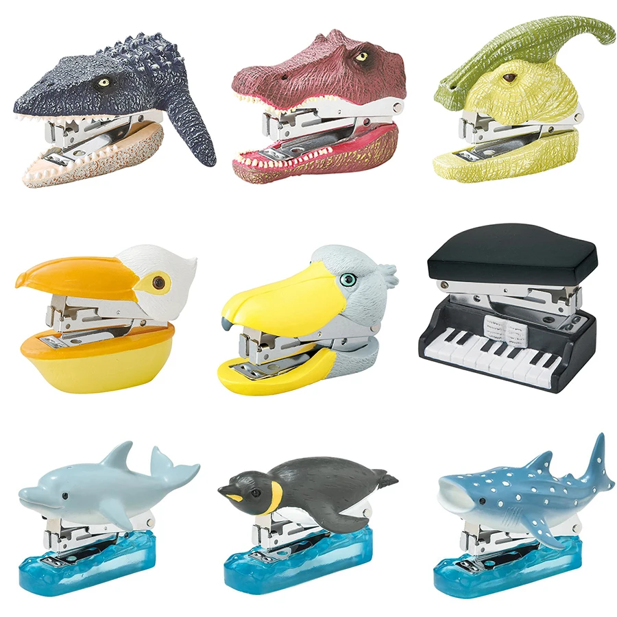 

Authentic Japanese SETO CRAFT Miniature Resin Binding Machine Animal Dinosaur Creative Design Portable Toy Collectible