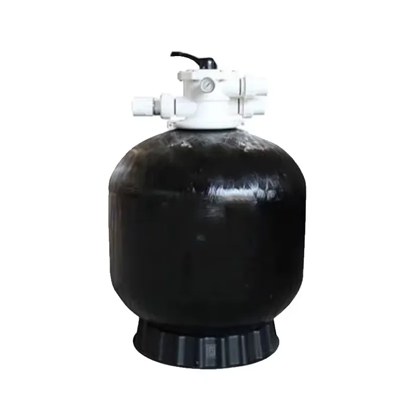 Multi-Directional Valve Controlled Pool Sand Tank Top-Mounted Water Output Essential for Villa Pool Circulation Filter