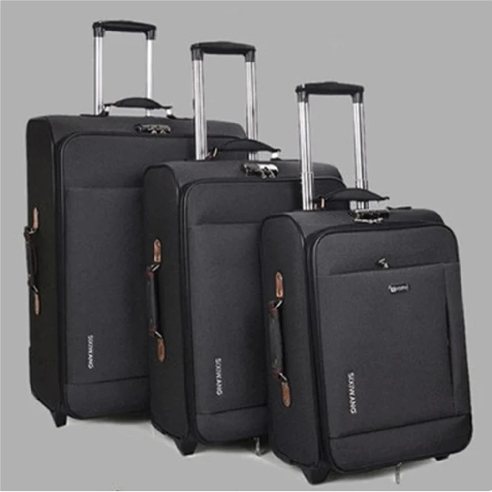 Student Travel Luggage Oxford Suitcase Men Rolling luggage On Wheels Women Trolley Suitcase Travel Bag Business Suitcase