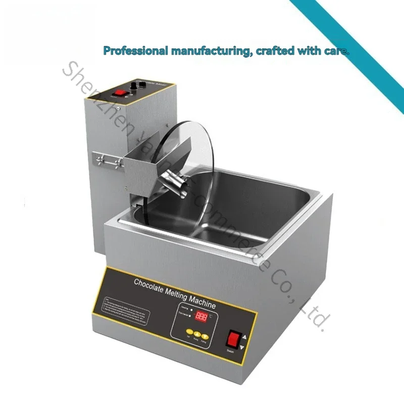 New Commercial Chocolate Mixer Heating Insulation Mixing More Evenly Stainless Steel Mixer Cake Shop Dessert Shop
