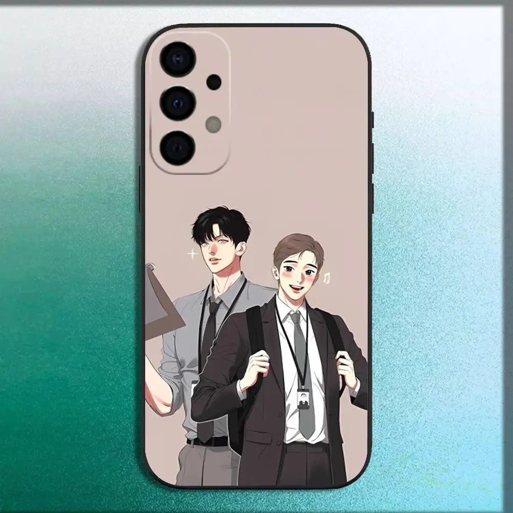 Bj comics Alex Capa de telefone para Samsung Galaxy A73,72,71,A52,51,40,41,A22,A32,31,A13,12,Note20 Soft Black Shell