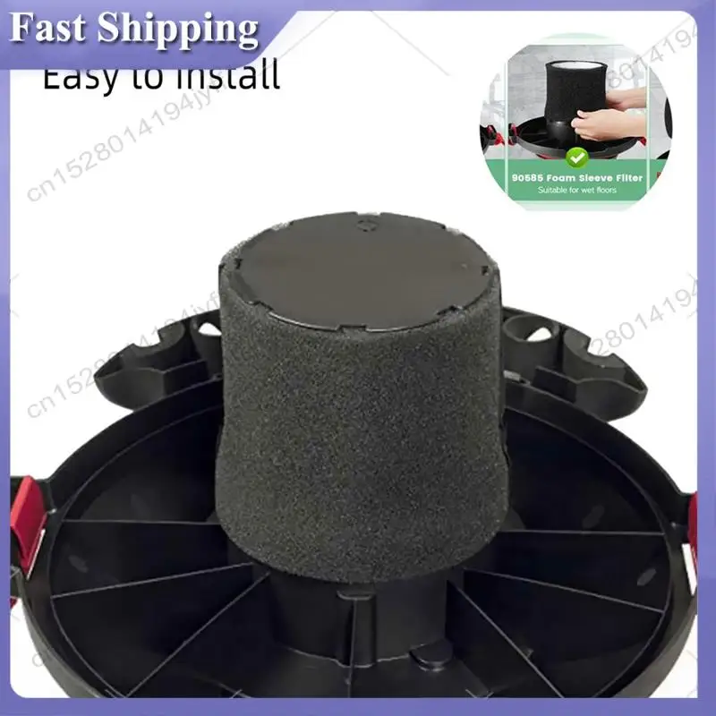 -ABDH 6 Pak 90585 Filter Pengganti Busa VF2001 Lengan Busa untuk Penyedot Debu Basah Kering, Suku Cadang Pengganti 9058500