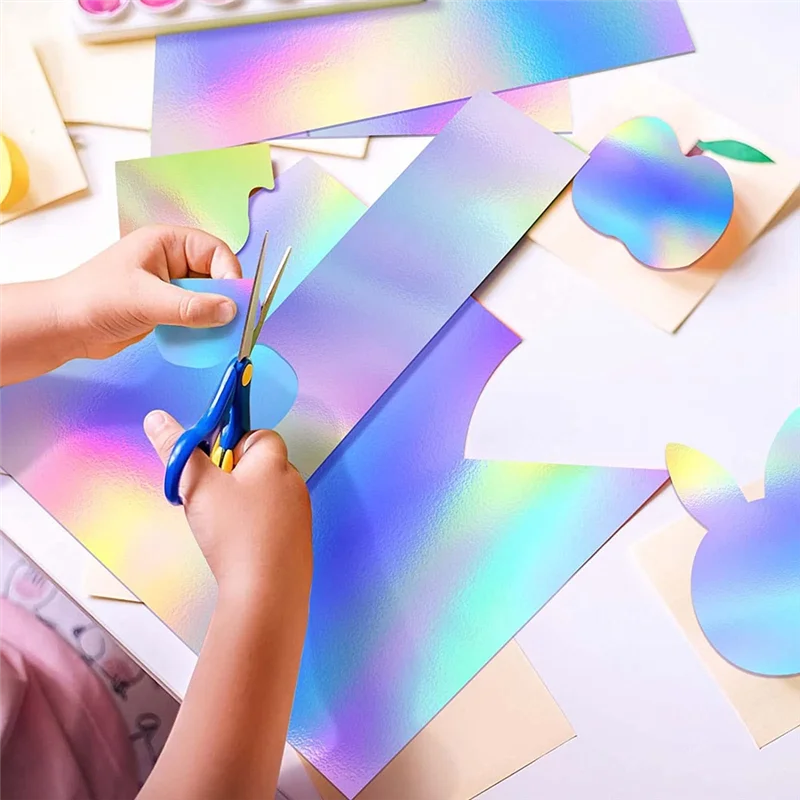 

Хорошо изготовленные металлические голографические карты, блестящие зеркальные листы бумаги, запасные части, светоотражающая доска, размер 8,5 х 11 дюймов, 50 шт.