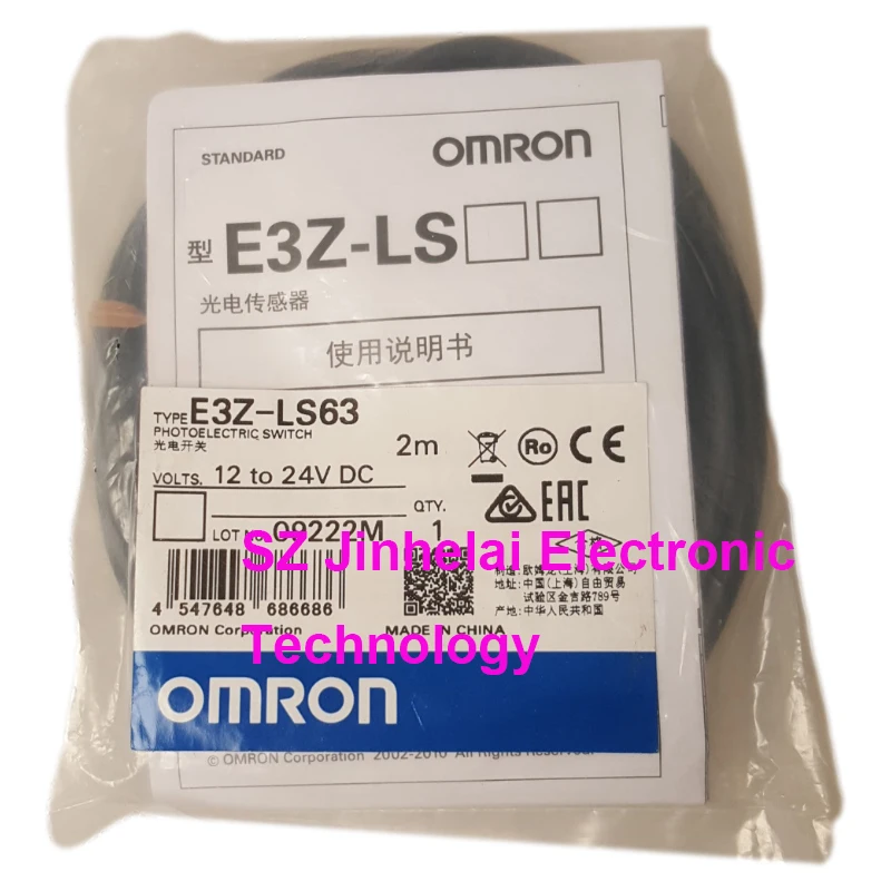 Neue und originale Omron E3Z-LS63 E3Z-LL61 E3Z-LS83 E3Z-B61 LL81 2M schlanke Lichtschranke Sensor fotoelektrische Technologie