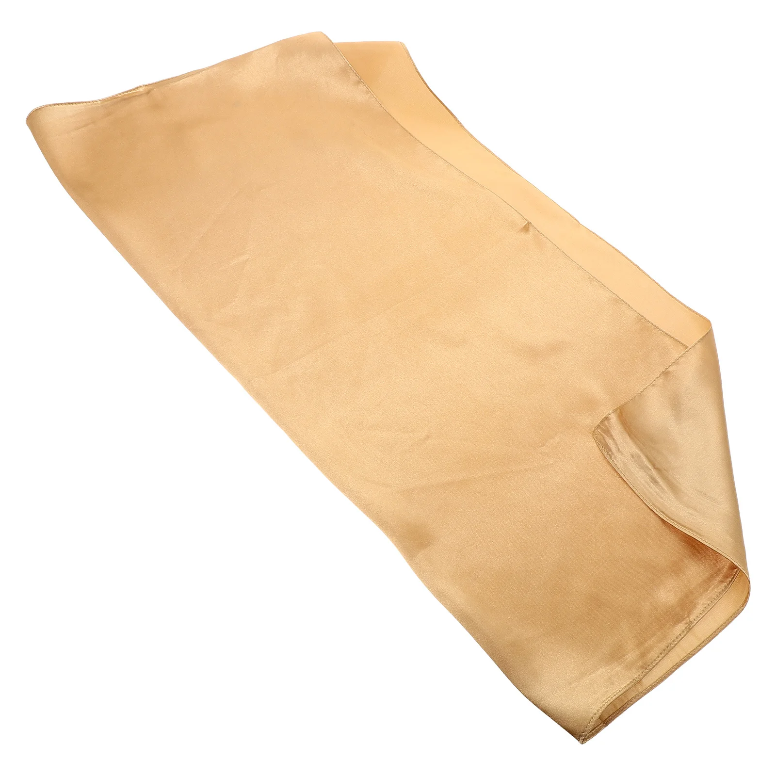 

Genuine Silk Scarf in Solid Color Stylish Women Wrap Square Fashion Accessory for Daily Wear Golden Women Scarf
