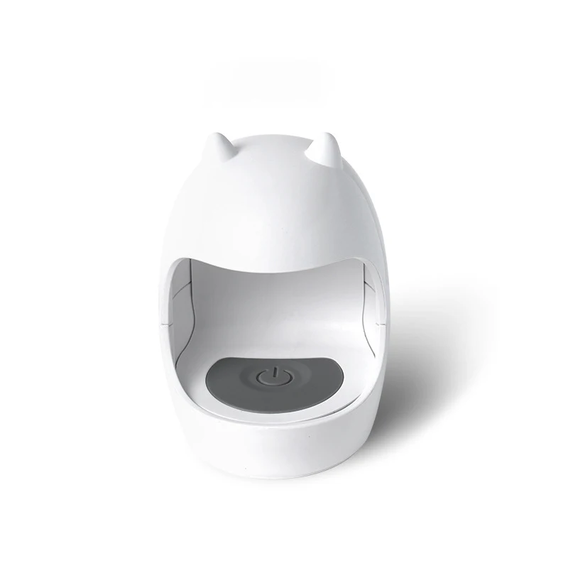 Mini lampada per uova per Nail Art lampada per unghie a dito singolo piccola e portatile lampada per unghie arrosto per macchina per fototerapia ad asciugatura rapida per uso domestico