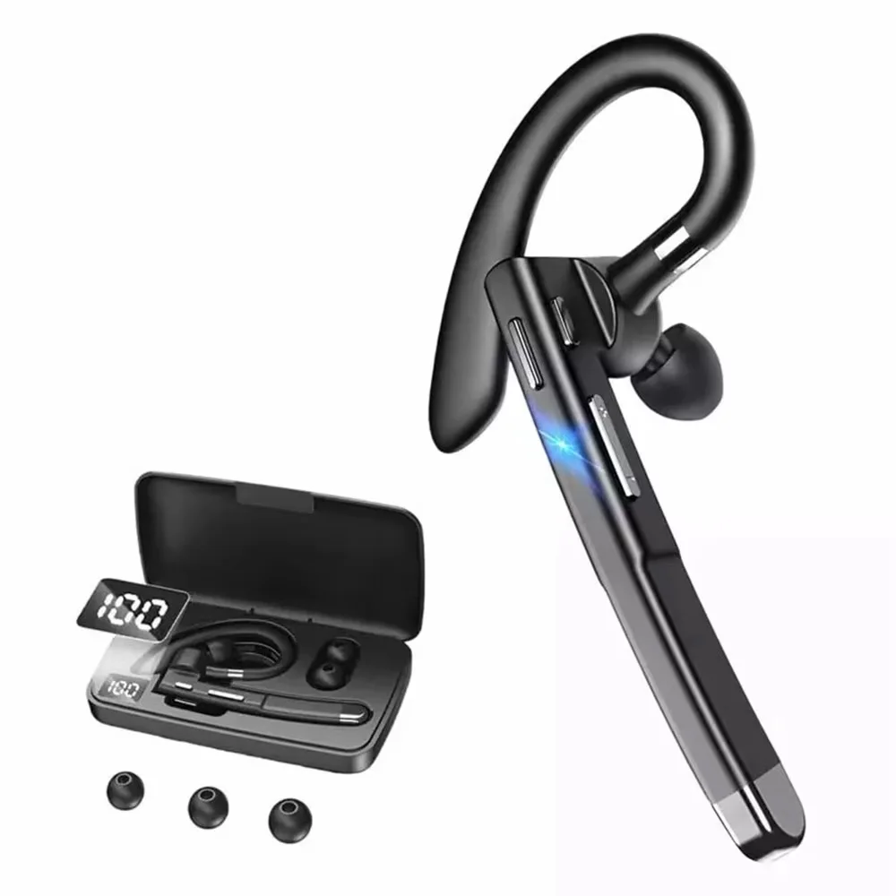YYK-520 Draadloze hoofdtelefoon Zakelijk Bluetooth 5.3-oortelefoon Handsfree bellen Microfoon Ruisonderdrukkende headset Oordopjes voor autorijden