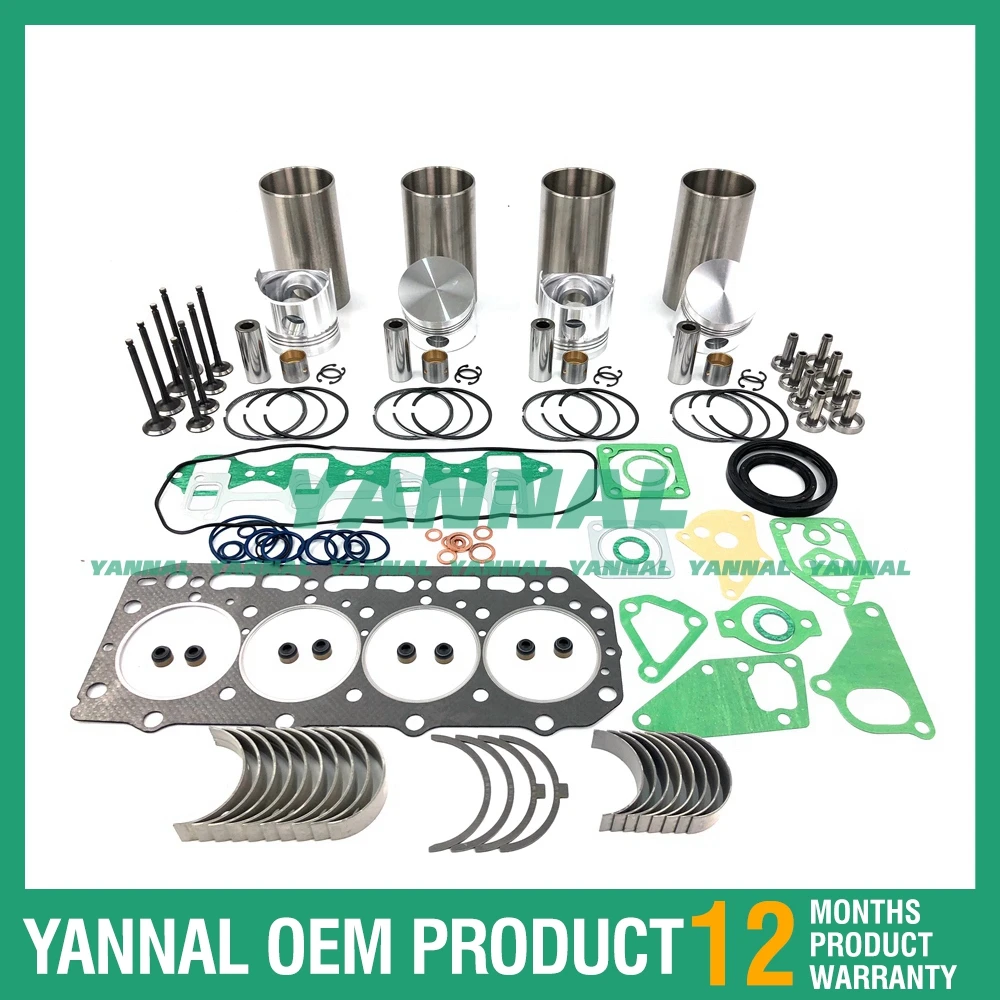 S4D84E-1FD 4D84-1 Overhaul Rebuild Kit for Komatsu Skid Steer Loader SK815