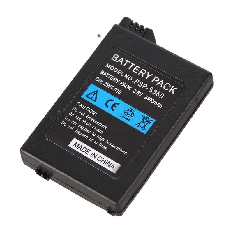 2400mAh Battery for Sony PSP 2000 PSP 3000 PSP2000 PSP3000 PlayStation Portable Rechargeable Batteries 3.6V Power Bateria