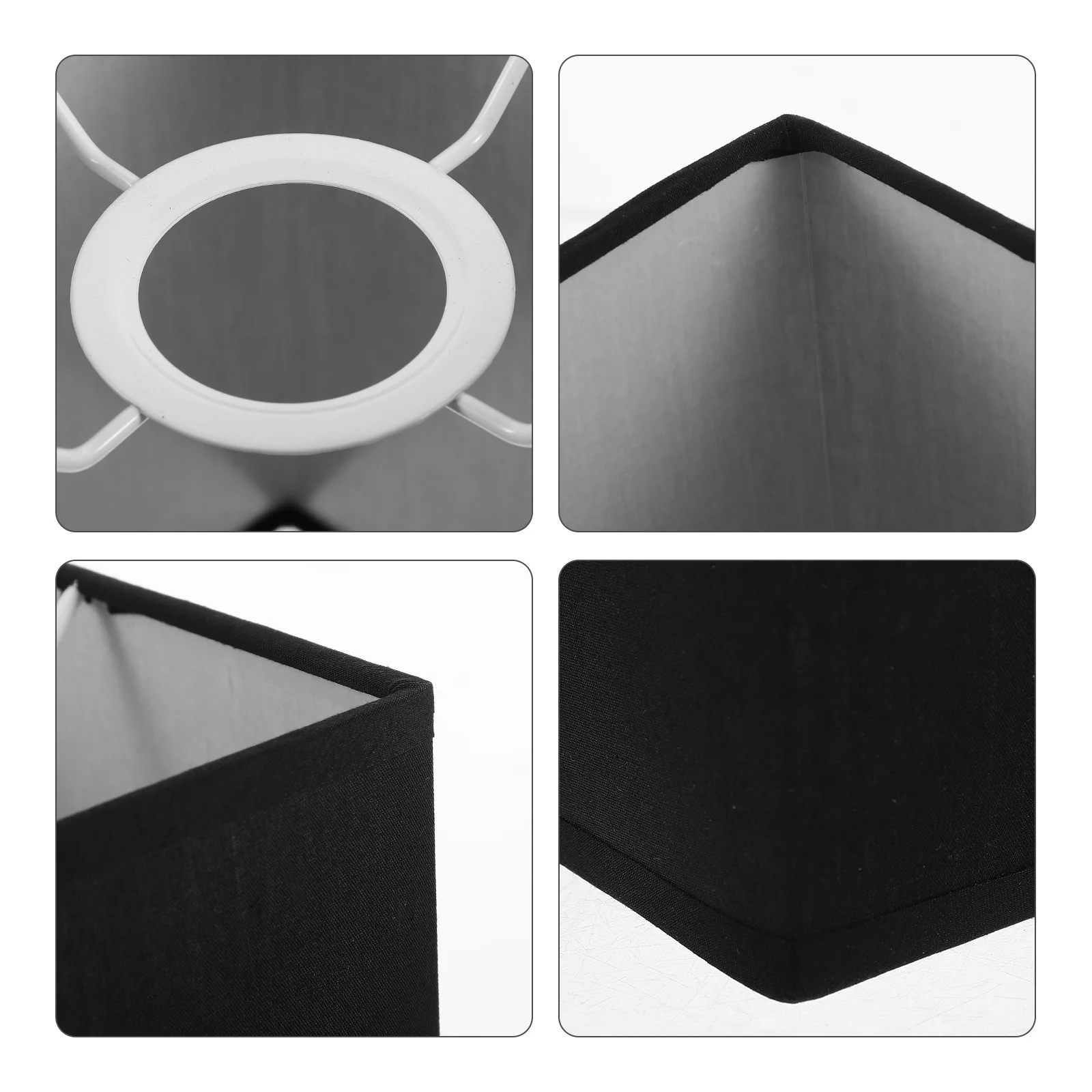 

Square Table Lamp Shade Simple Elegant Vintage Decorative Replacement Lampshade for Bedroom Living Room Dining Room Office