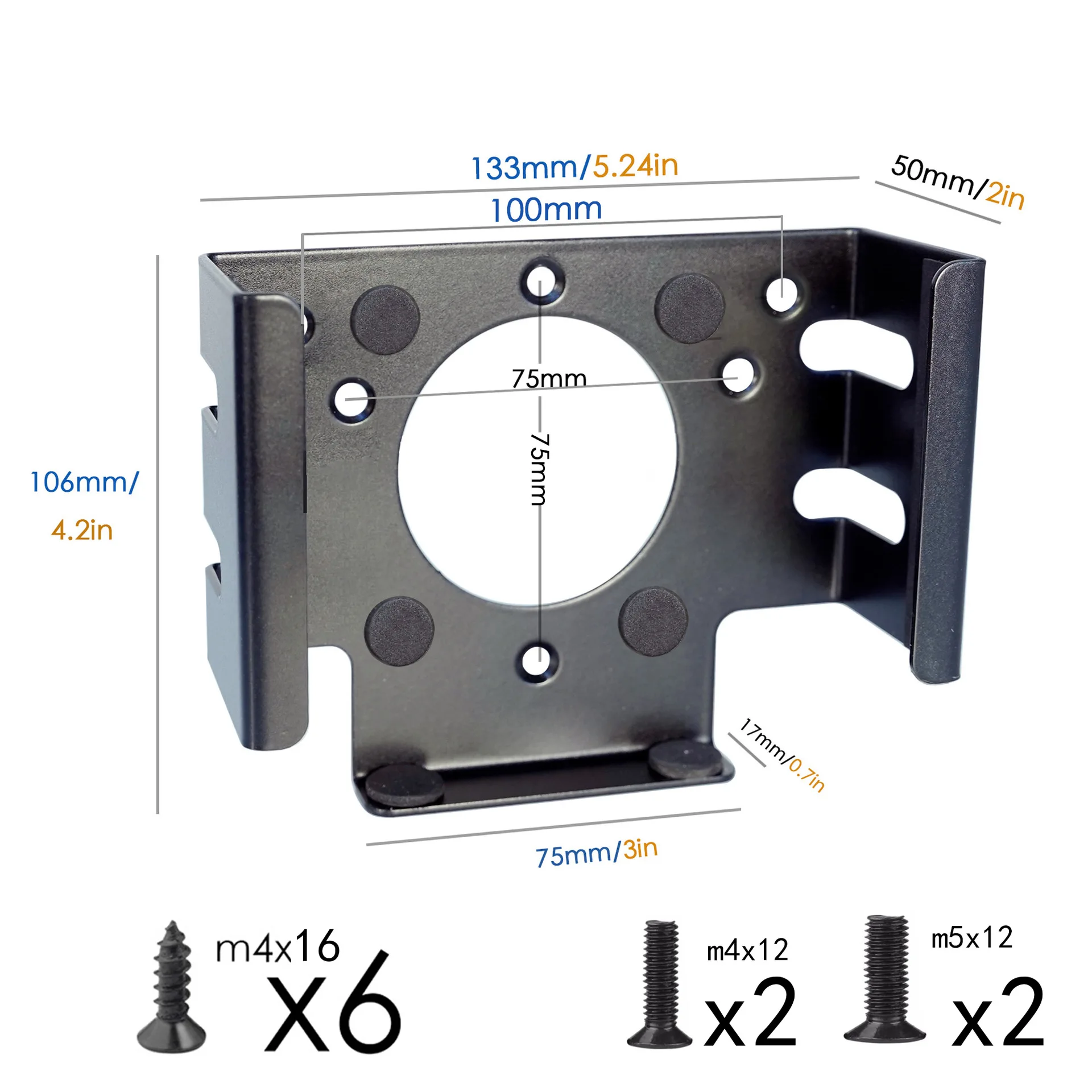 

Монтажный кронштейн M4 под столом или монитором, металлическая железная защитная подушка