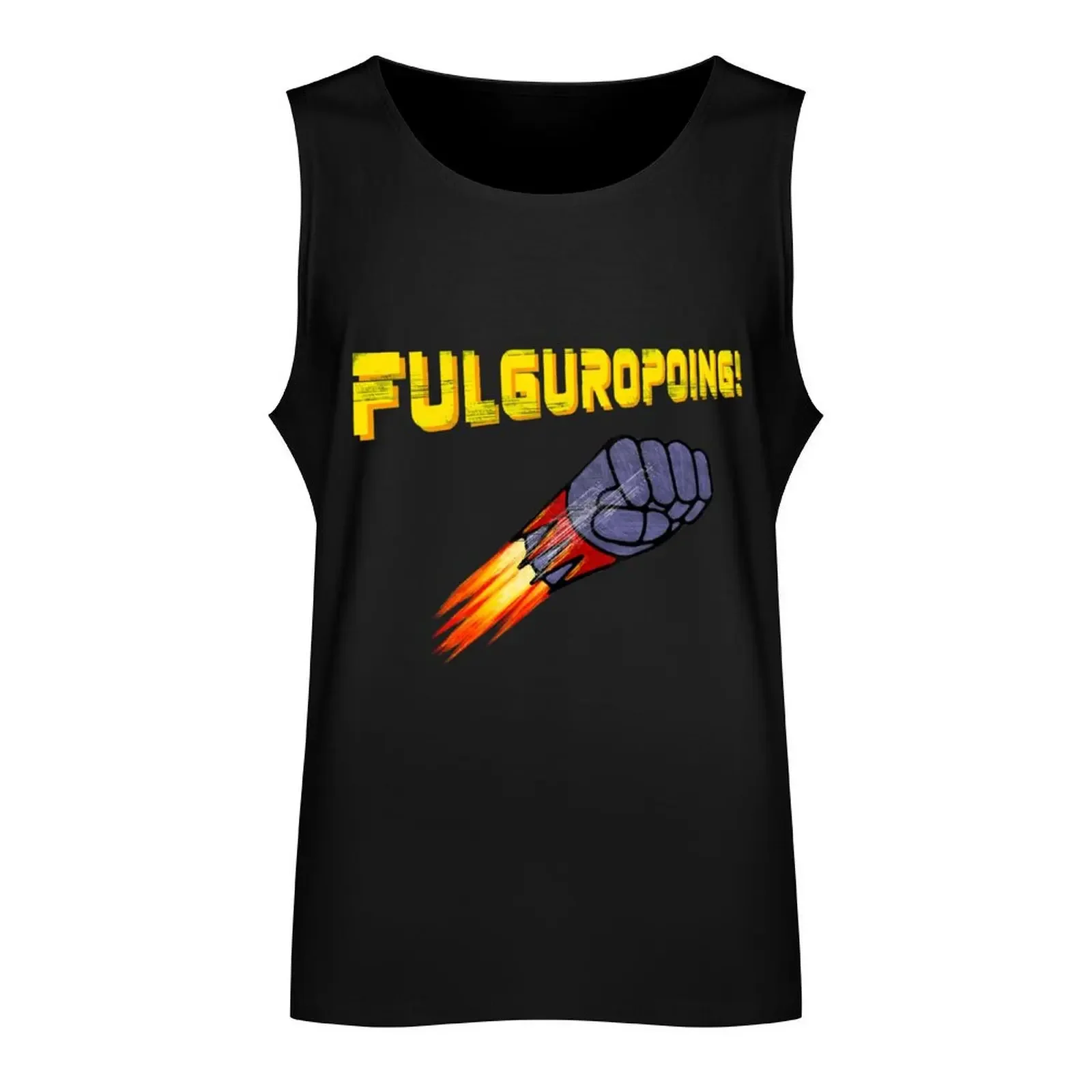 Fulguropoing! - Goldorak Tank Top Vest for boy Working vest Japanese t-shirt Sleeveless men