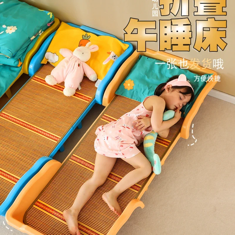 Kindergarten dedicated folding bed, family children's nap , foldable nap  single child small  sleeping