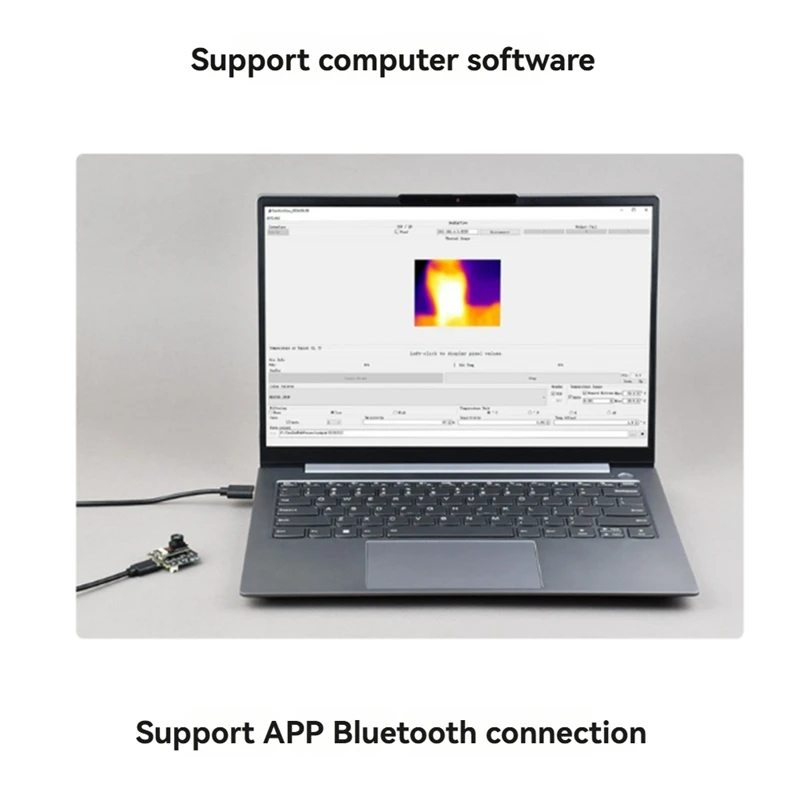 2025 جديد Esp32-S3 واي فاي وحدة التصوير الحراري بالأشعة تحت الحمراء Esp32 المسلسل واي فاي RGB مجلس التنمية 80X62 بكسل صفيف الأشعة تحت الحمراء