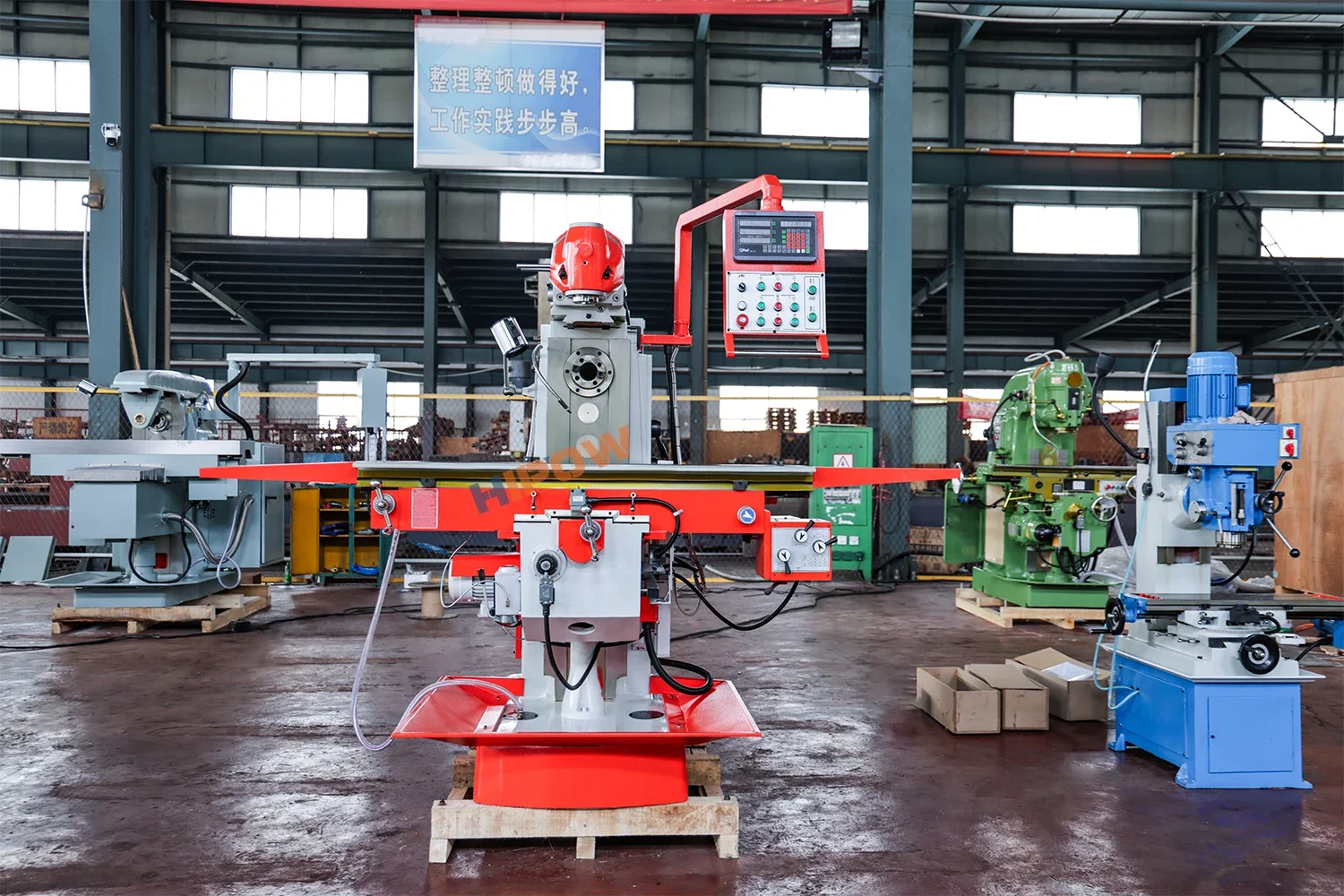 LM1450 High Quality Multifunctional Vertical Manual Milling Machine Universal Manual Mills Automatic Motor Gear Used