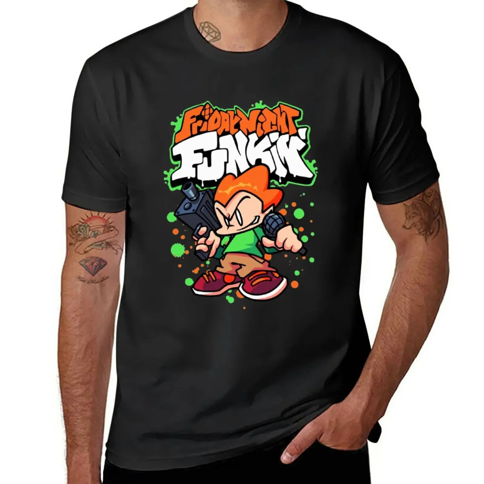 

Friday Night Funkin Pico T-Shirt customizeds plain men clothes