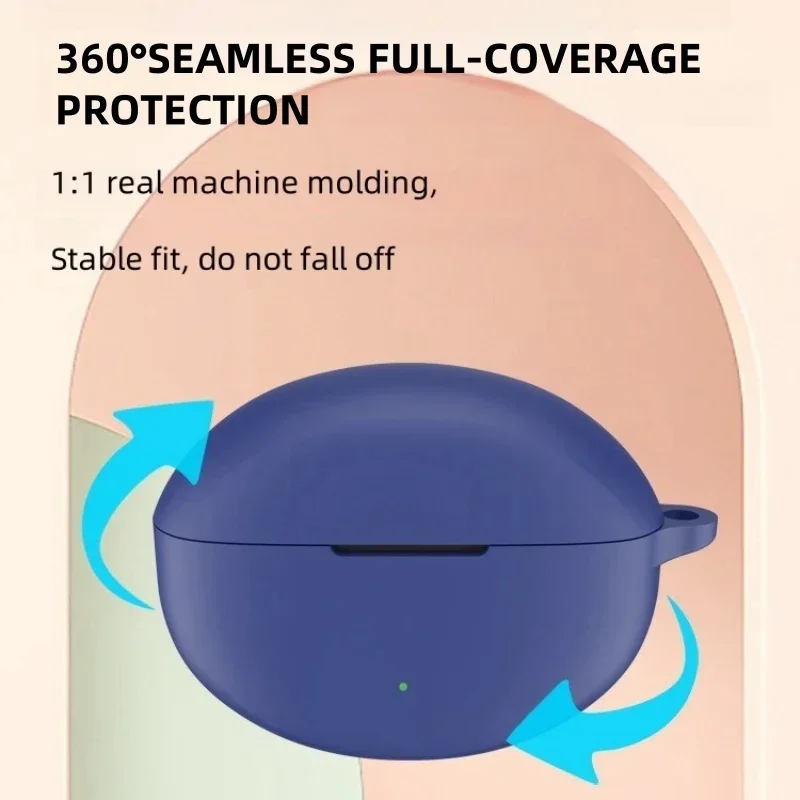 สําหรับ OPPO Enco Air4 Pro หูฟังบลูทูธกรณี Protector ซิลิโคนป้องกันฝุ่นป้องกัน Protector ล้างทําความสะอาดได้ป้องกันลายนิ้วมือ