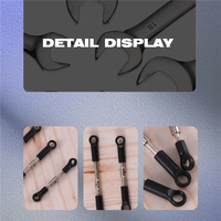 Hot Sale 7Pcs Front Rear Tie Rod Linkage Servo Link Rod Set For Wltoys 144001 144010 124016 124017 124019 RC Car Spare Parts