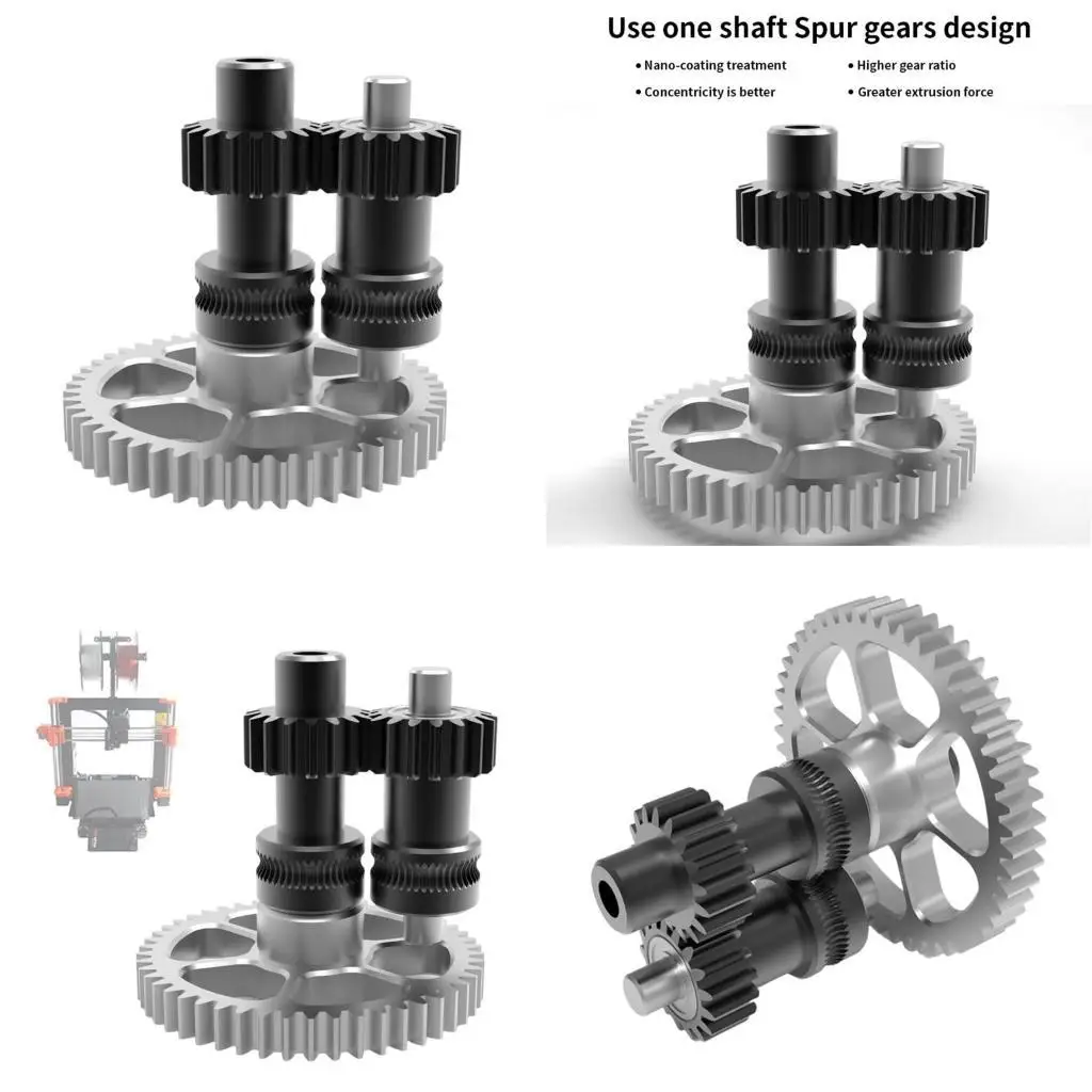 

652F Precise Engineered Gear Set For Spur Mini Extruder Applications
