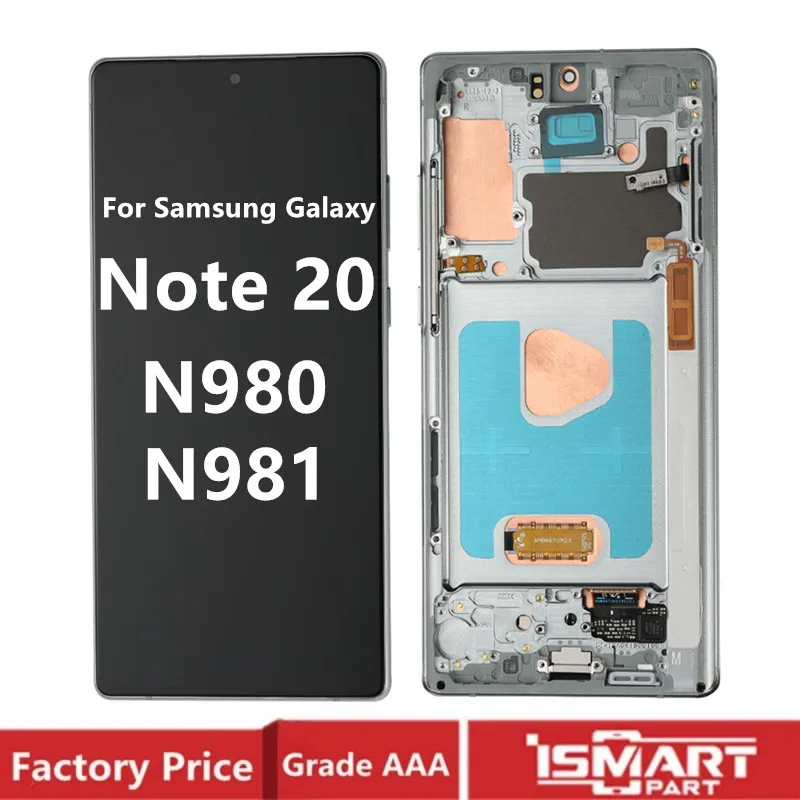 

OLED For Samsung Galaxy Note 20 LCD Display Touch Screen Digitizer Assembly N980 SM-N981B SM-N980F SN980F/DS Repair Parts