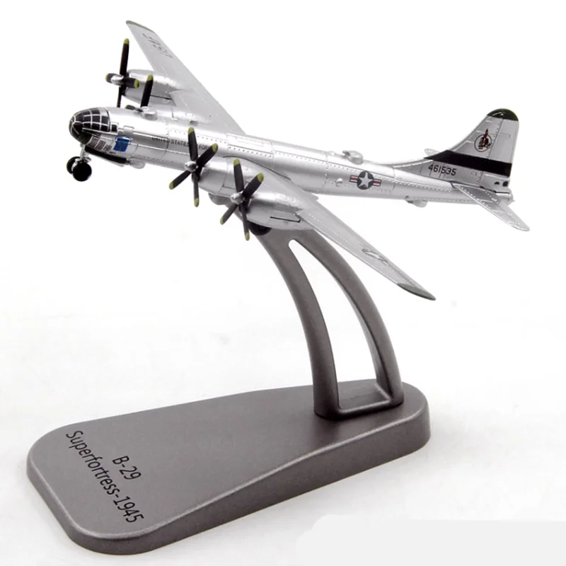 

1/300 Scale AMER U.S. Air Force B-29 Superfortress Bombing Aircraft with Nuclear B29 Finished Militarized Combat Aircraft Model