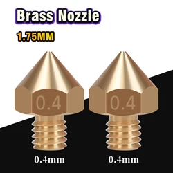 Nozzle 0.4mm UM2 Brass Nozzle 3D Printer Parts Extruder Print Head Nozzle For 3D Printers Hotend Filament J-head Heatblock