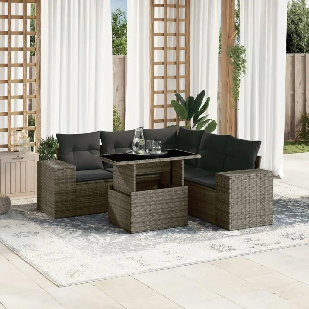 

Stylish Grey and Dark Grey Garden Sofa Set for Outdoor Patio Furniture Comfortable Seating Area
