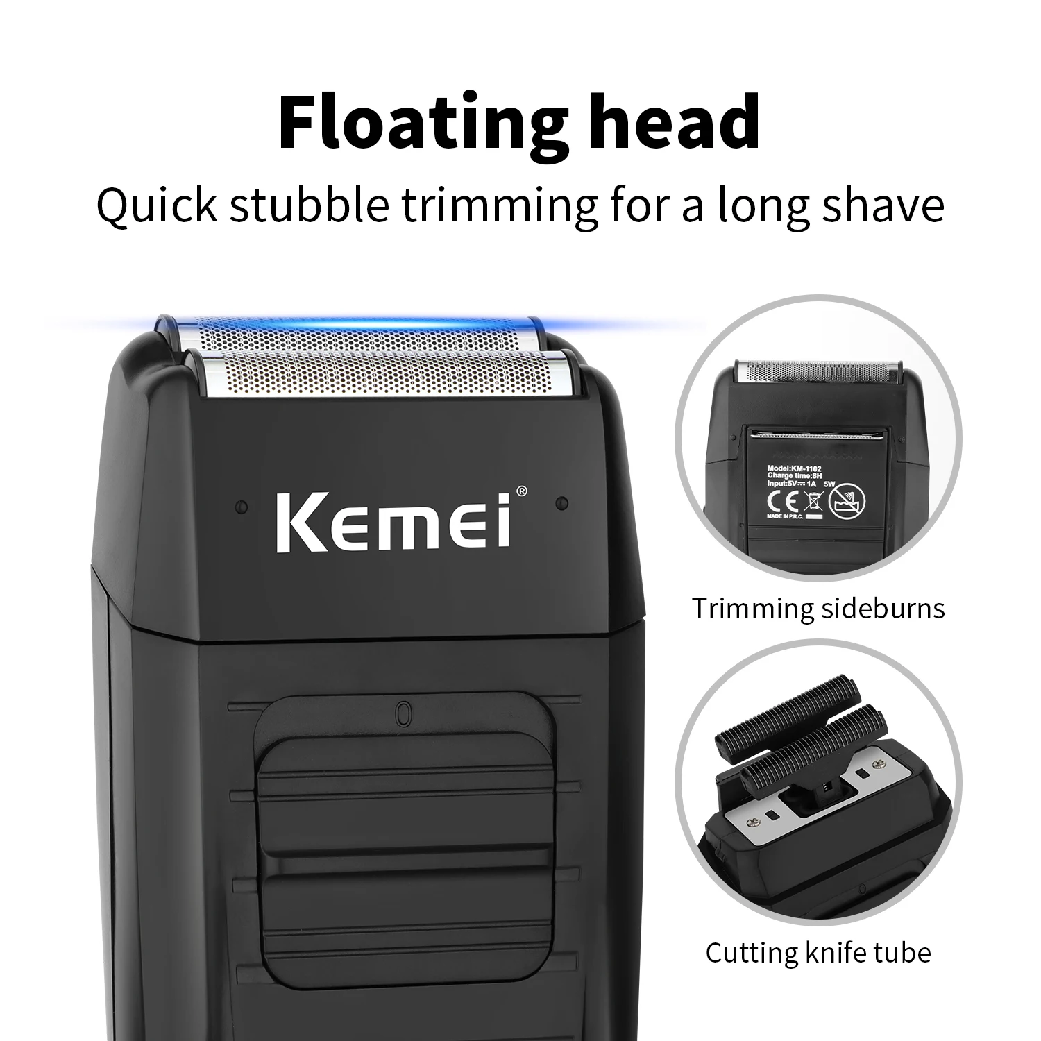 afeitadora-electrica-kemei-con-cabezal-flotante-para-hombres-maquinilla-de-afeitar-reciproca-con-recortador-de-patillas-kit-de-aseo-recargable-por-usb