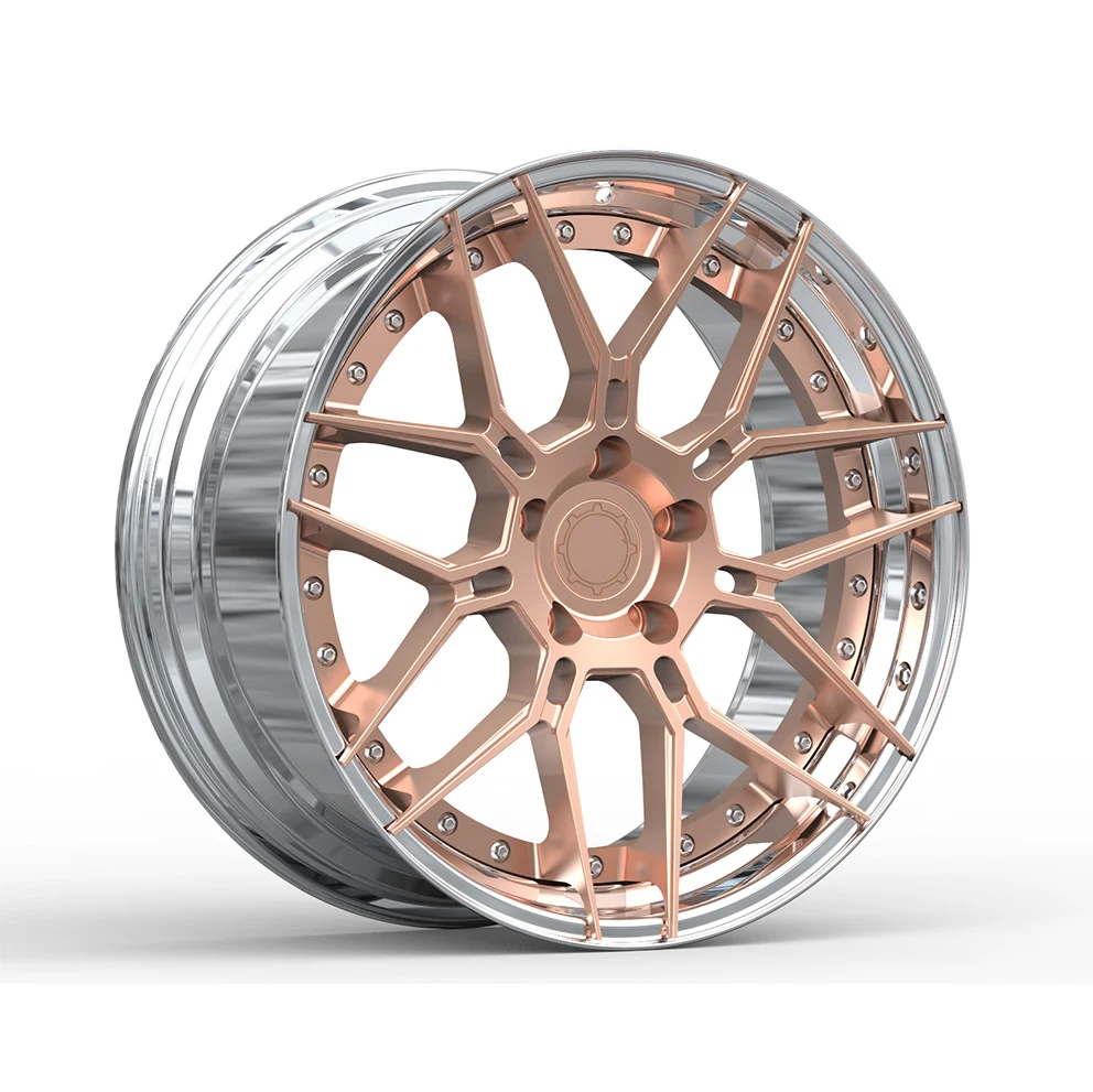 

2 Piece Forged Wheel Brushed Barrel 19-22 Inch 5 Holes 750KG Aluminum Alloy Car Wheel Hub New 4pcs Min.