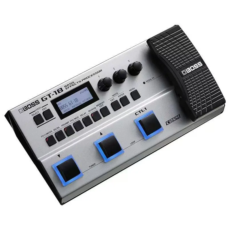Boss GT-1B Bass/Guitar Multi-Effects Pedal Musical Instrument Accessory