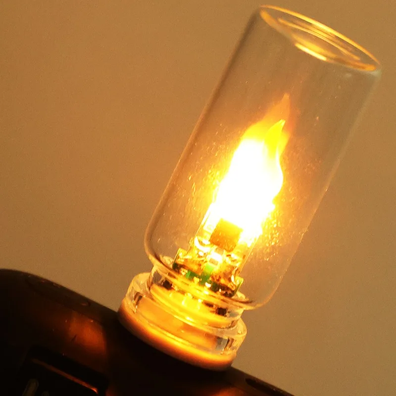 USB LED محاكاة لهب الضوء المحيط مع الغطاء الواقي سيارة USB دافئ أصفر مقلد شمعة لهب مصباح السيارات الداخلية