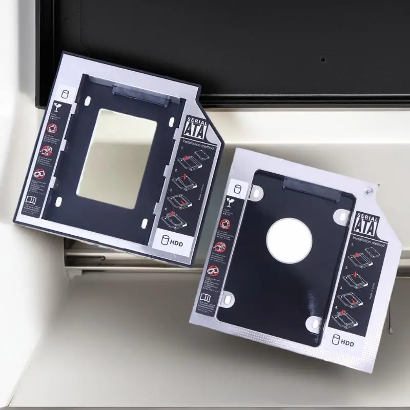 Universele CD DVD naar HDD-behuizing 2,5-inch SSD met Optibay, 9,5/12,7 mm 2e HDD Caddy SATA 3.0 CD-ROM