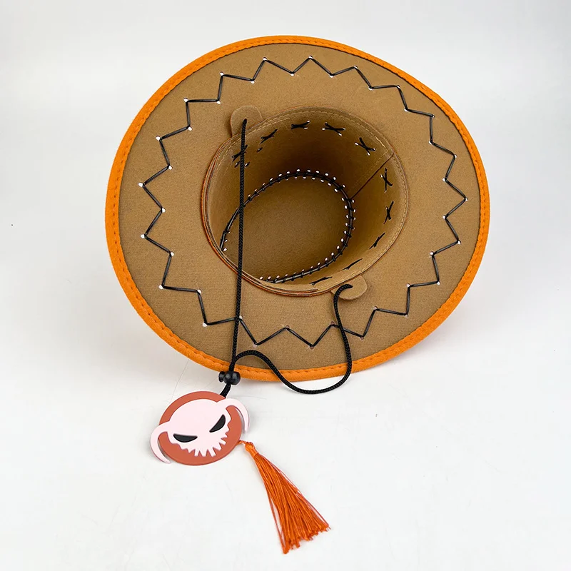 Halloween Pirate Ace Jazz Cowboy Hat Unisex Outdoor Sun Hat Fashion Party  Cosplay Stage Performance Costume Prop Decor Ornament view 4