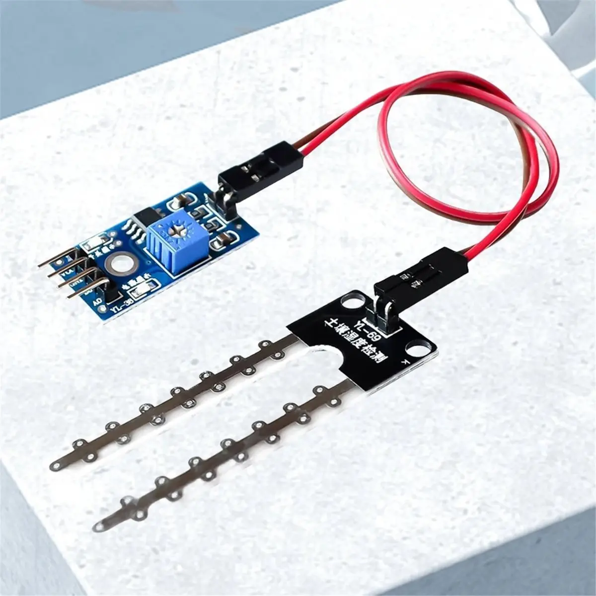 (A32M) 10pcs Smart Electronics Soil Moisture Hygrometer Detection Humidity Sensor Module for Development Board DIY Robot Car