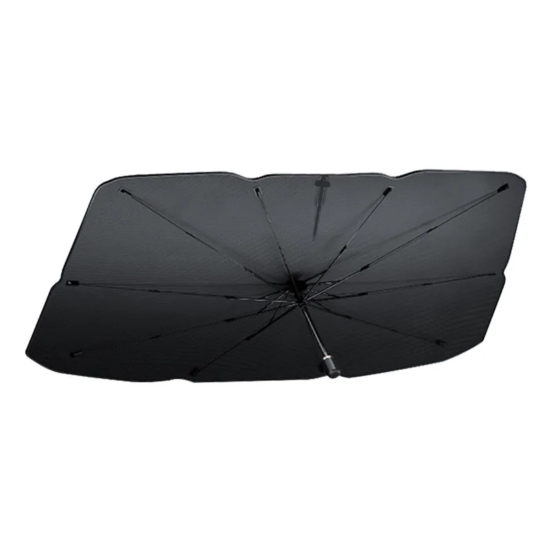 سيارة الشمس حماية ظلة يربك مكافحة ارتفاع درجة الحرارة العزل ستائر التعتيم غطاء السيارة الأمامي غطاء زجاجي أداة التبريد #6