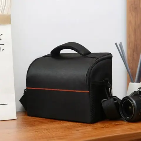 Nueva bolsa para cámara Digital DSLR, bolso de hombro, funda impermeable, bolsa para fotografía y fotos para Canon, Nikon, Sony, bolsa para lentes