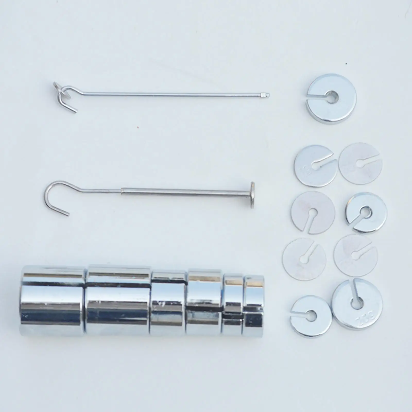 Slotted Weight Kit Metal Science Laboratory Equipment Classroom Physics Teaching Tool for College and School