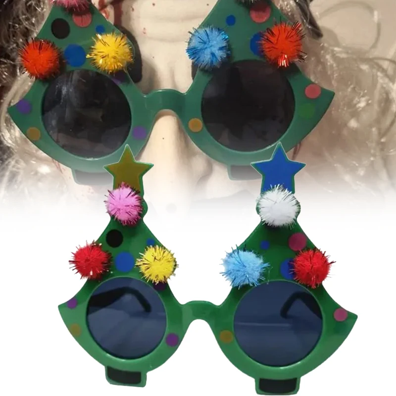 영화 공포 광대 코스프레 안경 남여 크리스마스 트리 모양 선글라스 조커 안경 크리스마스 카니발 소품 액세서리